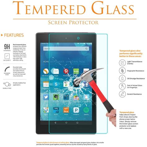 fire hd 8 screen protector|screen protector kindle fire 8.